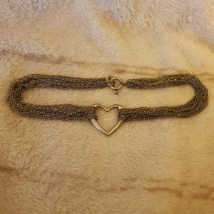 Heart chain choker